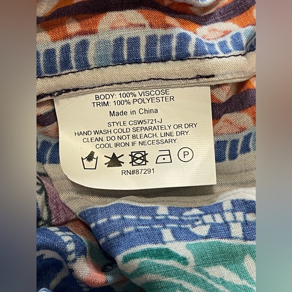 Johnny Was Multi-Color Floral Paisley Print Ruffle Pleated Dress Size Medium - Picture 8 of 8